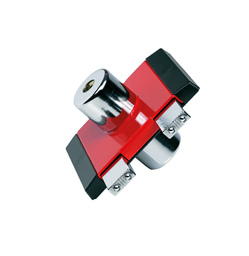 Close-up of the H System's hardened steel rim lock mechanism with locking bars.